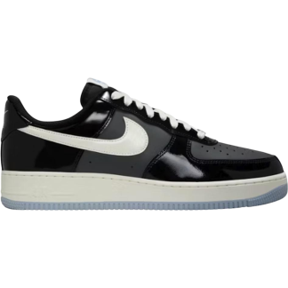 Nike Air Force 1 '07 Black Iron Grey Patent IB7676-001