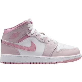 Jordan 1 Mid Pearl Pink White (GS) DQ8423-600